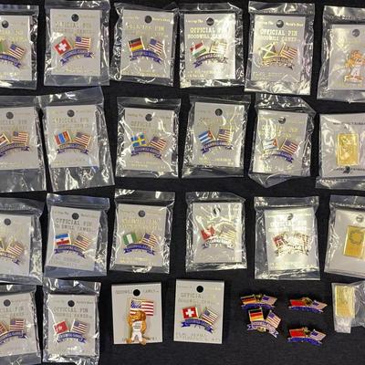 Goodwill Games 1990 Lot Of 38 Trading Pins