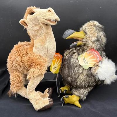 NEW Folkmanis Large 16” Puppets * Camel & Dodo Bird 