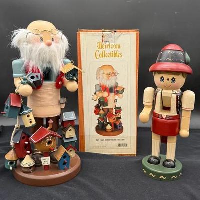 2~ Vintage 1996-97 ZIM’S Nutcrackers * Lim. Edition 4012/7400 Birdhouse Maker 