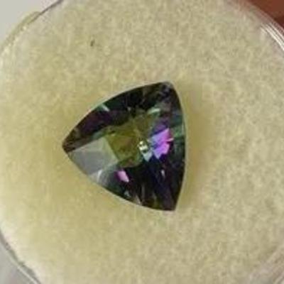 STUNNING! Loose Faceted Mystic Topaz 10mm Gemstone * 3.49 cts