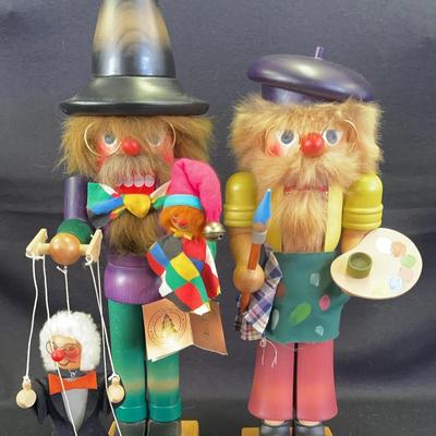 Two Holzkunst Christian Ulbricht Nutcrackers