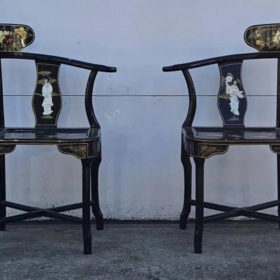 Asian Chair Pair (G)