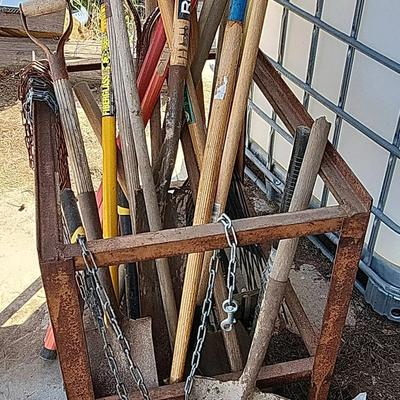 Large Variety Of Garden Home Improvement Hand Tools - Shovels, Rakes, Nut Collectors, Hoes, Clippers