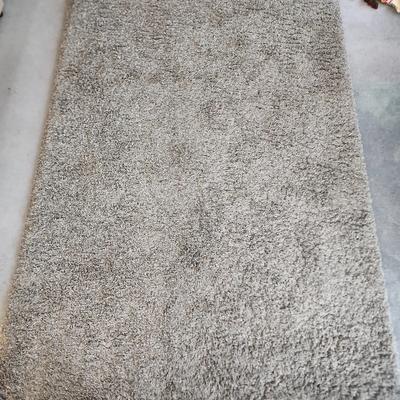 Large Thick Pile Area Rug - 92" X 65", Brown / Gray