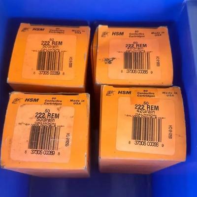 HSN 222 REM 50 Grain Calhoon Ammunition - Center Fire Cartridges