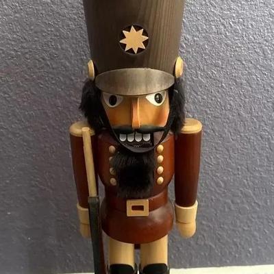 Christian Ulbricht Natural Finish Soldier Nutcracker - Made In Germany, Wood