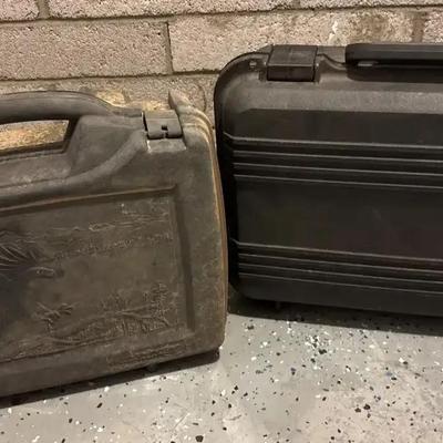 2 Hard Shell Cases - Doskocil Seal-Tight + Plano Protector Pistol Case