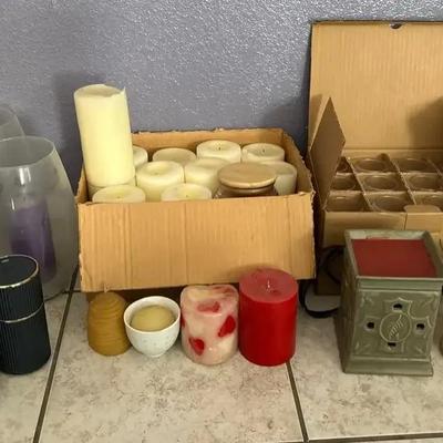 Candles & Scent Decor - Doterra Ultrasonic Diffuser, Wax Warmer, Glass Candler Holders