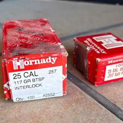 Hornady 25 Caliber Loaded Ammunition