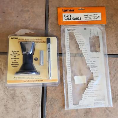 E-Zee Hunting Accessories - Gun Case Gauge & Powder Trickler - NEW in Packages