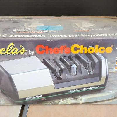 New! Cabela's Chef's Choice 130C Sportsman Professional Sharpening Station 