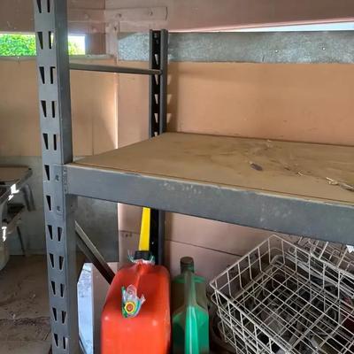 3 Tall Heavy Duty Garage Metal Storage Shelving (Items On Shelves Not Included)