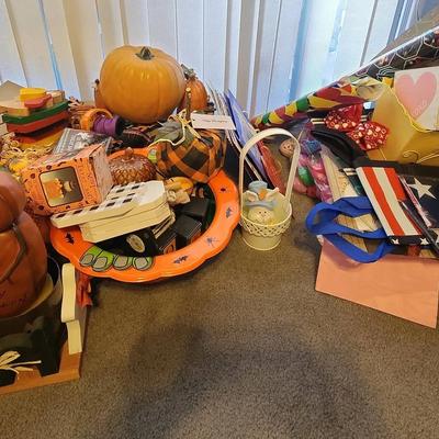 Every Holiday Decor - Halloween Pumpkins, Easter, Fall, Birthday, Valentine's Wrapping & More