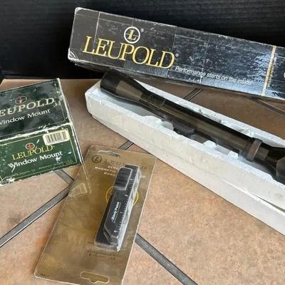 Leopoldo Scope, Window Mount & Zero Point Illumination Bore Sighter, Golden Ring