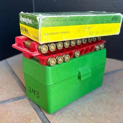243 Loaded & Unloaded Ammunition - Winchester 