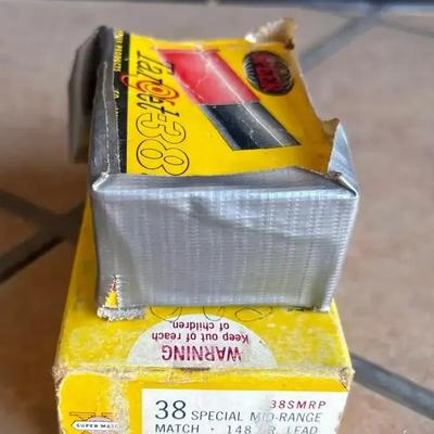 W-W 38 Special Unloaded & Speer 38 Special Ammunition