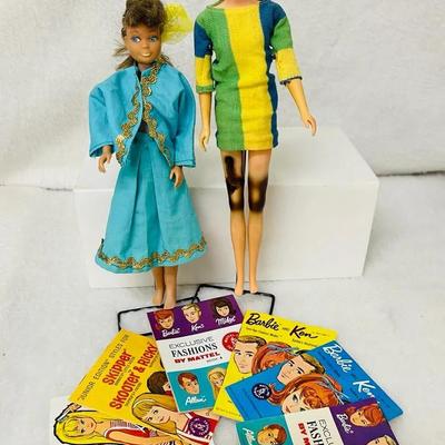 Vintage 1960s "Mattel Barbie" and Skipper