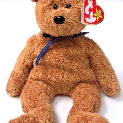 "Ty" Fuzz The Bear With Tag Errors