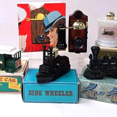 "Avon" After Shave Telephone, Side Wheeler, and More