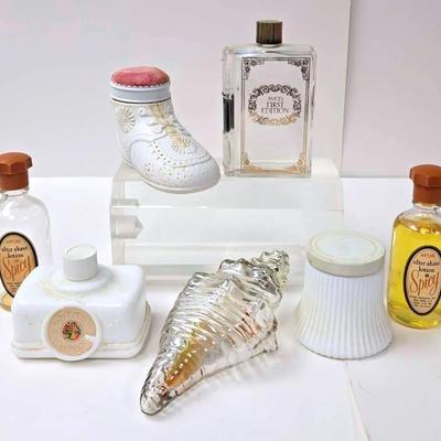 "Avon" Shell Shaped Glass, Baby Shoe, and Many Others
