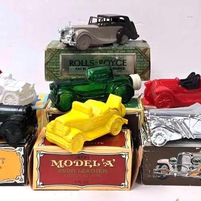 "Avon" After Shave Collection Variety of Vehicle Bottles