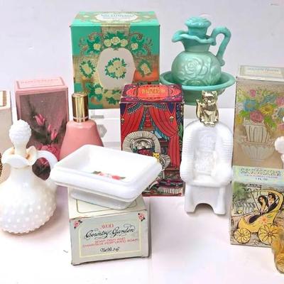 "Avon" Pitcher and Bowl, Courting Carriage, and More