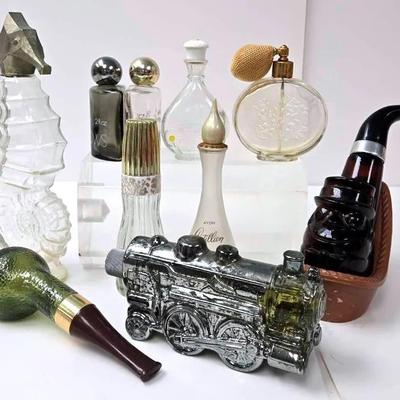 "Avon" Silver Train Engine, Seahorse, and So Much More