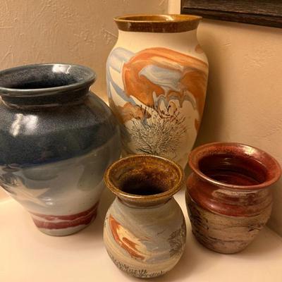 Sale Photo Thumbnail #29: Collection of Art Pottery Vases from Morning Star Gallery 