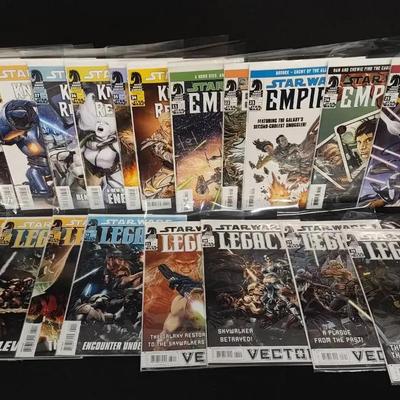 RA215 - Dark Horse Star Wars Knights Of The Old Republic, Empire And Legacy Comics