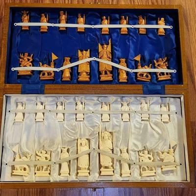 Chinese Carved Chess Set
