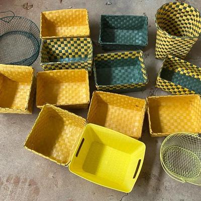 Yellow & Green Baskets