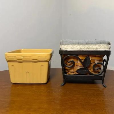 Longaberger 2004 Seedling Basket Combo