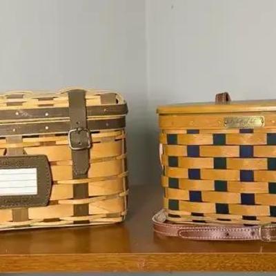 Longaberger Trunk Basket and Purse