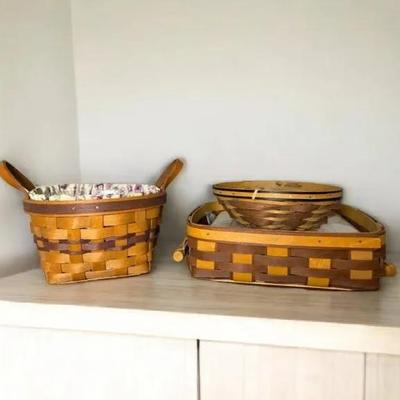 Longaberger Serving and Accent Baskets