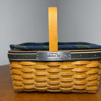 SIGNED Longaberger Collector's 2007 Club Charter Member Basket