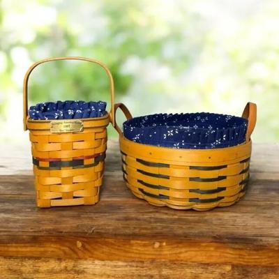 Longaberger Classic Blue Floral