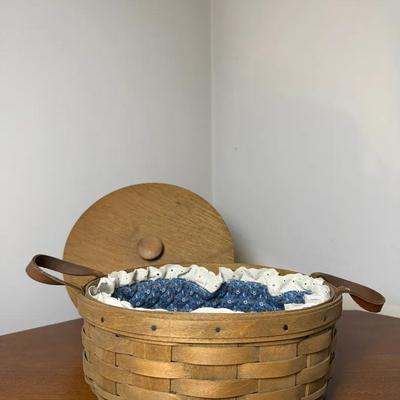 Longaberger Dark Stained Baskets