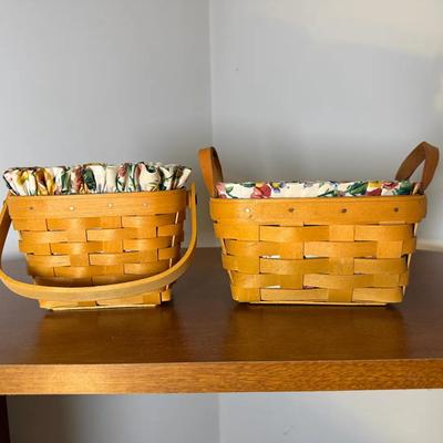 Longaberger Small Handled Baskets 
