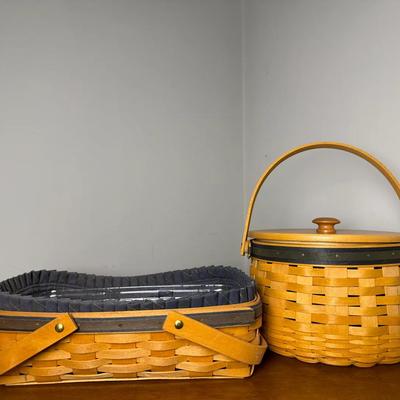Longaberger Sewing and Gathering Baskets