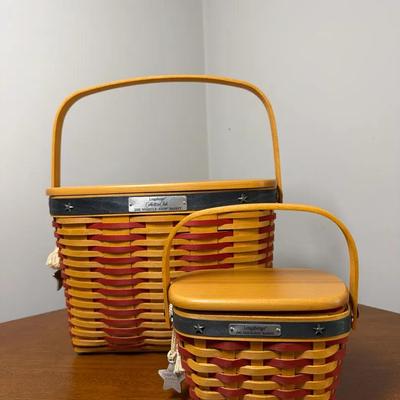 Longaberger 2001 Patriotic Baskets