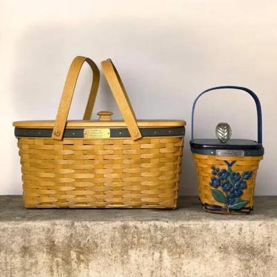 Longaberger Charter Member Basket x 2