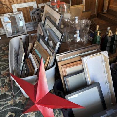 Lots of Sm, med, lg frames