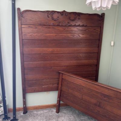 Antique bed frame 