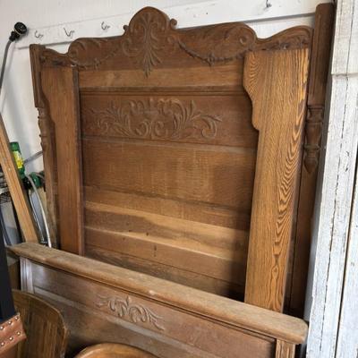 Antique bed frame 