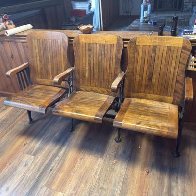 Sale Photo Thumbnail #23: Vintage stadium seats