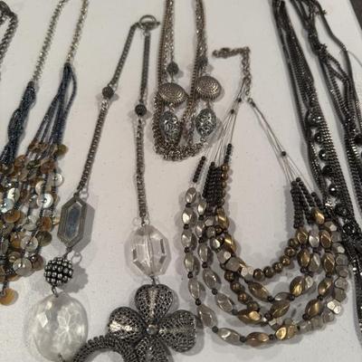 Sale Photo Thumbnail #3: Necklaces, earrings, bracelets 