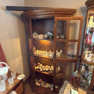 Ceramic, painted eggs