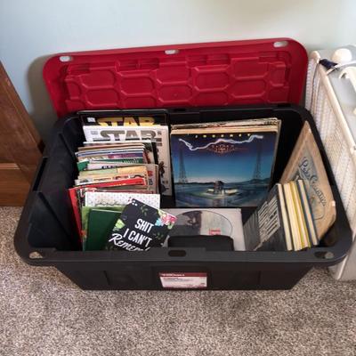 Books, small amount of records