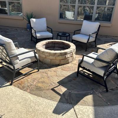 4 outdoor chairs