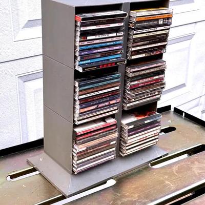 Two Towers Of Compact Disks 